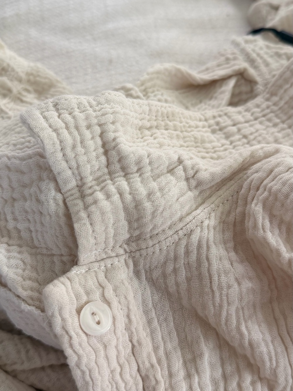 Joah Brown Cotton Button down Tunic - Picture 3 of 8